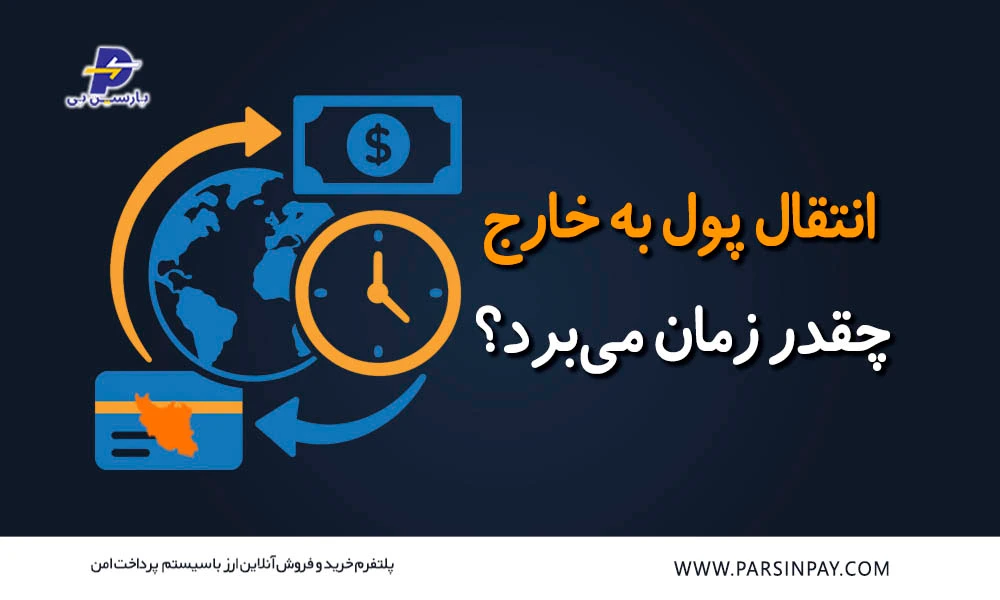 مدت زمان انتقال پول به خارج از ایران