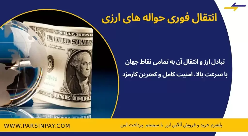 انتقال فوری حواله های ارزی با پارسین پی
