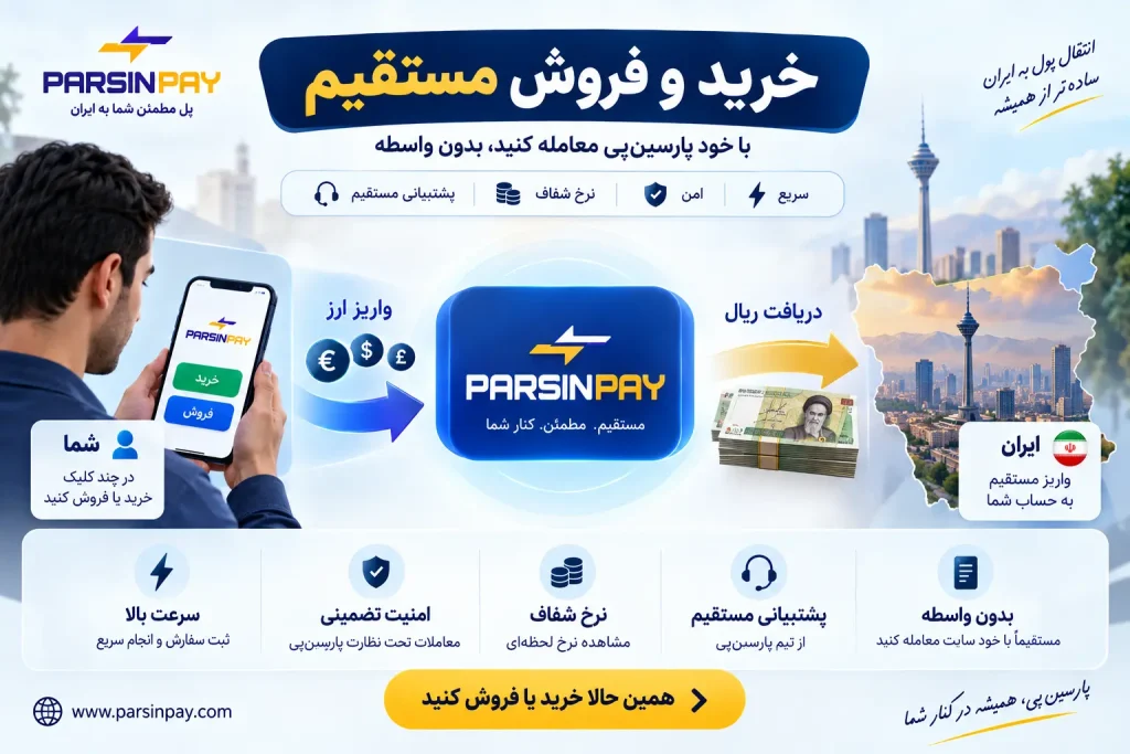 خرید و فروش مستقیم با پارسین پی